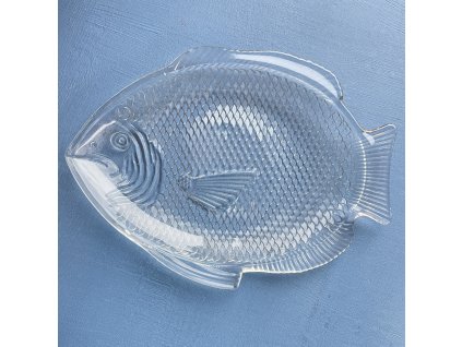 Skleněná mísa ryba malá