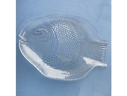 Skleněná mísa ryba velká