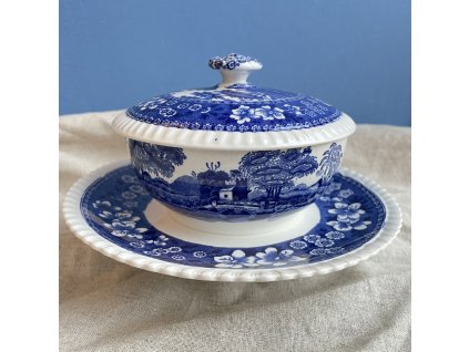 Porcelánová Dóza Spode Blue Tower