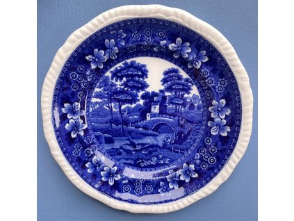 Dezertní talíř Spode Blue Tower tmavý