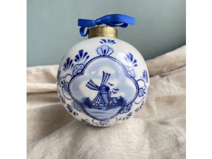 Porcelánová koule Delfts Blauw