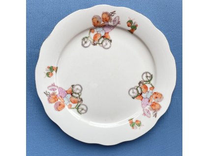 Retro dezertní talíř