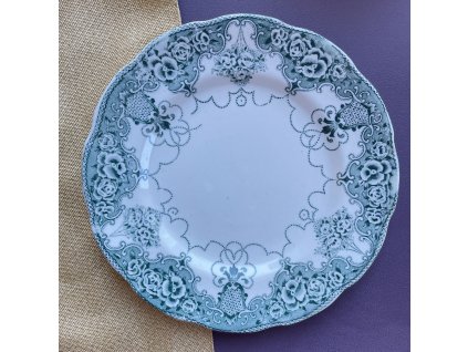 Mělký talíř s květy 22