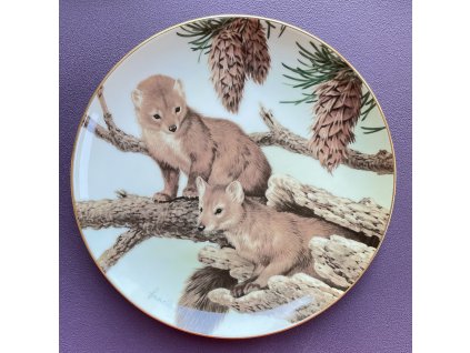Dekorační talíř Kuna lesní