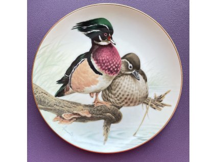 Dekorační talíř Kachny