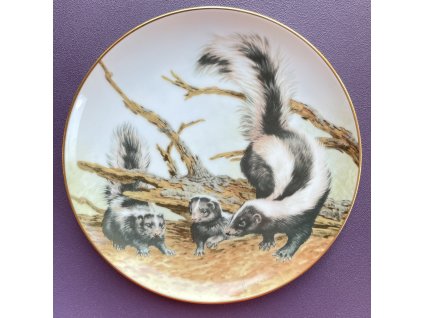 Dekorační talíř Skunk
