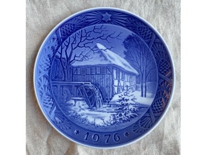Vánoční talíř Royal Copenhagen 1976