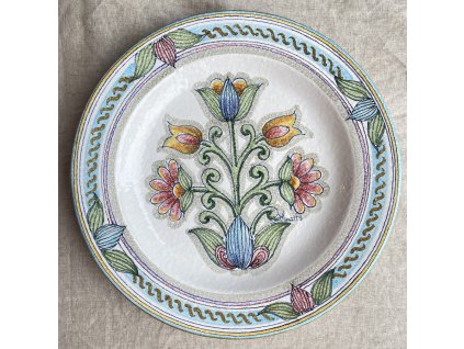Italský dekorativní talíř