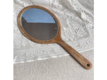 Dřevěné zrcátko