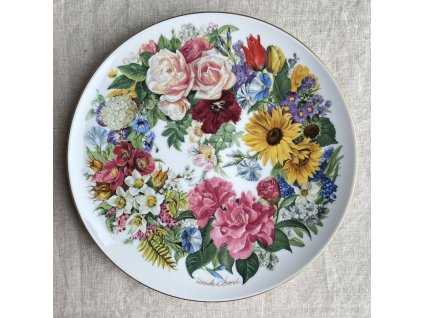 Dekorační talíř Hutschenreuther Květy