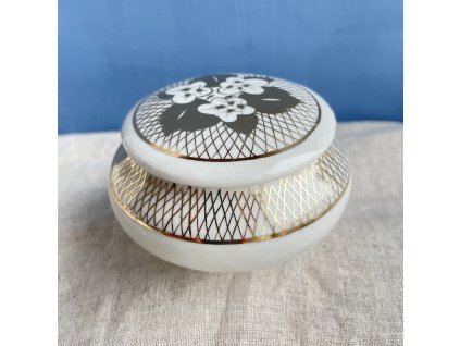 Keramická dóza zlacení