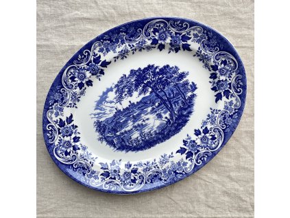 Oválný podnos Broadhurts English Scene