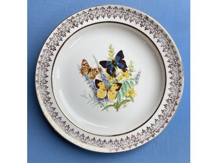 Mělký talíř Motýli Wood & Sons