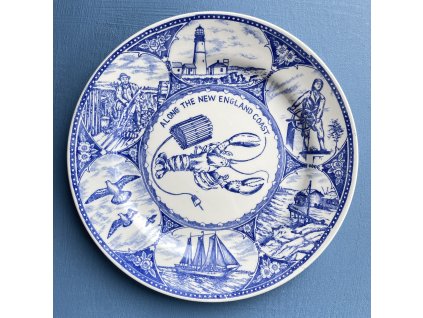 Dekorativní talíř Along the New England Coast