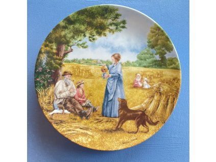 Sběratelský talíř Wedgwood Harvest Supper