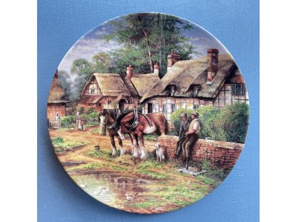 Sběratelský talíř Wedgwood Lunch Break