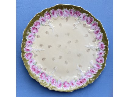 Mělký talíř květy růže