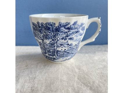 Anglický hrnek v modré