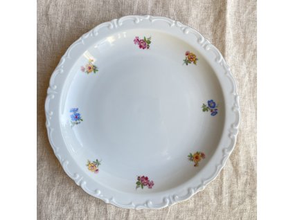 Dezertní talíř květy