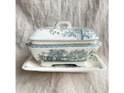 Anglická porcelánová terina