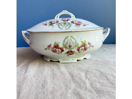 Porcelánová terina květy
