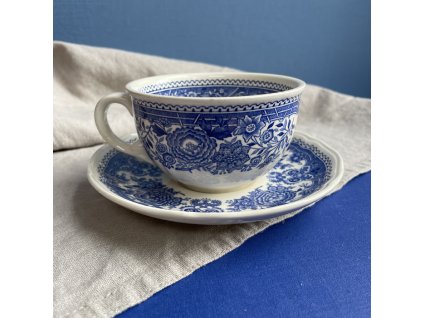Hrnek s podšálkem Villeroy&Boch Burgenland modrá
