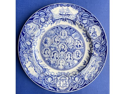 Porcelánový talíř Wedgwood Portraits of Great Georgians