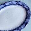 Oválný podnos modrý