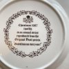 Vánoční talíř Coalport 1987