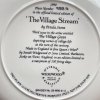Sběratelský talíř Wedgwood Village Stream
