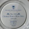 Sběratelský talíř Chelsea Flower 1991