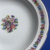 Hluboký porcelánový talíř Limoges květy