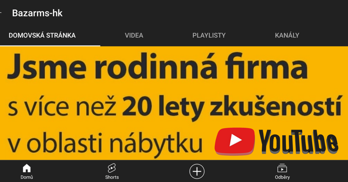 Sledujte naše videa