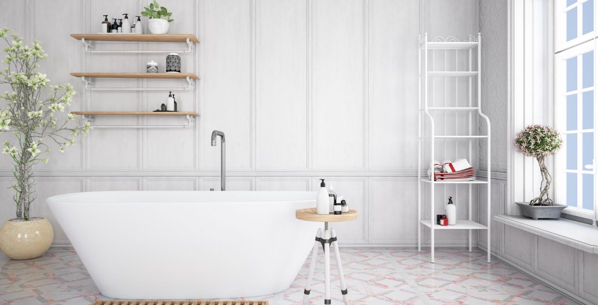 Rohová polička do koupelny - jakou vybrat?
