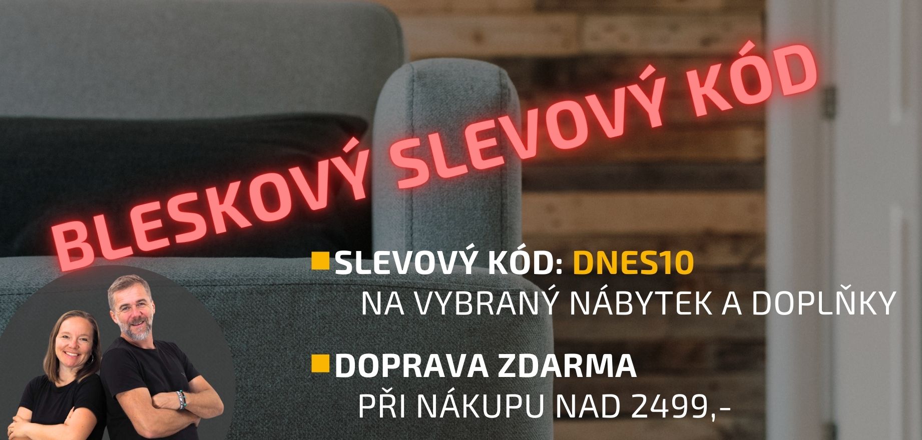 Bleskový slevový kód