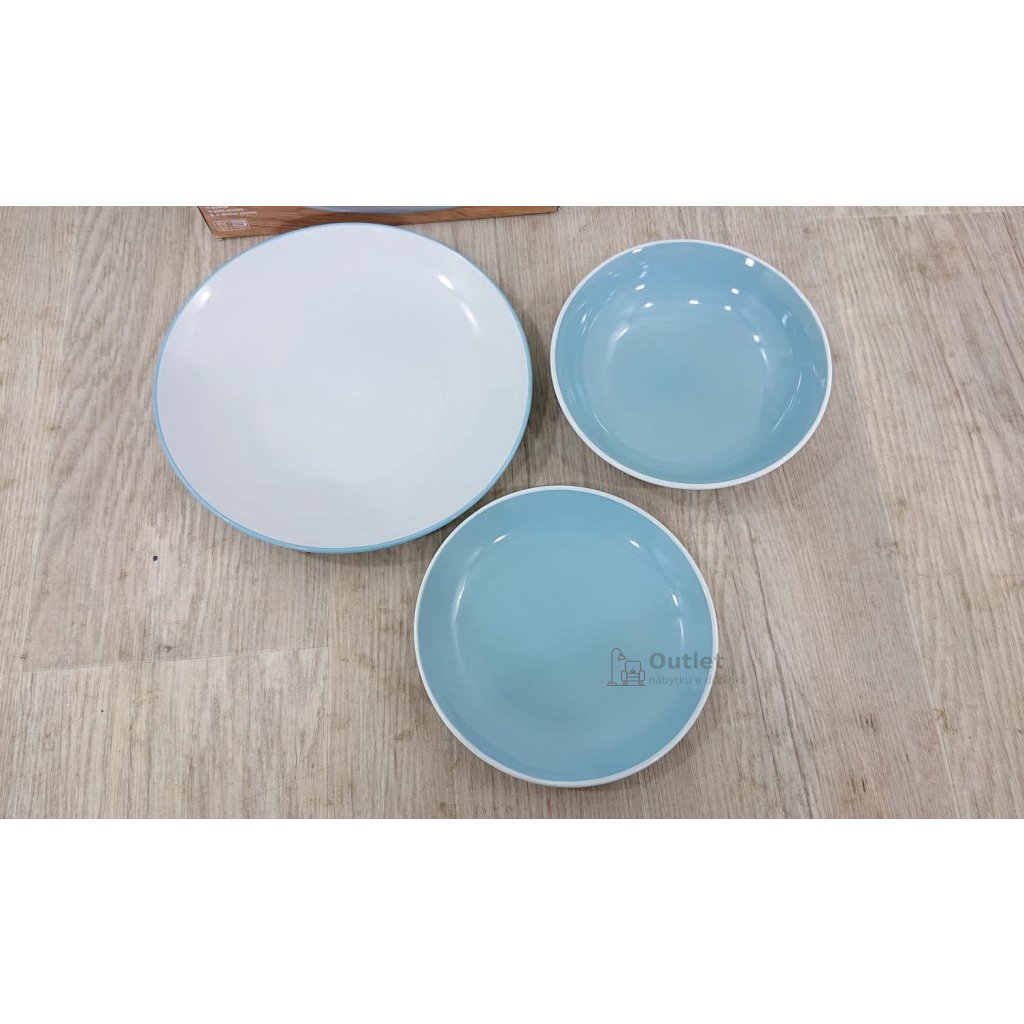 Bone China Duck Egg Blue Dinner Sets Ohere Wholesale 13-Inch Blue