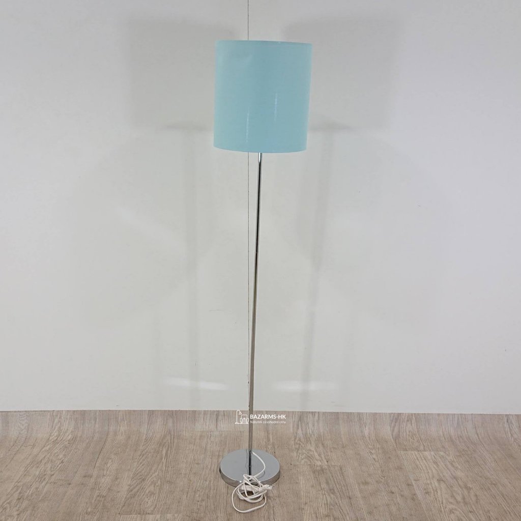 Světle tyrkysová stojací lampa Versa Aquamarina, výška 148 cm | OUTLET  NÁBYTKU