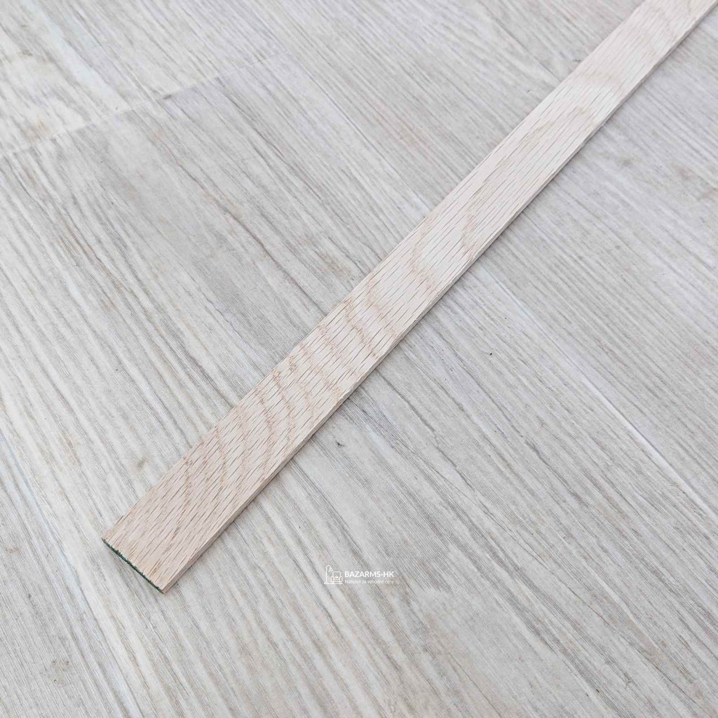 Masivní dubová přechodová lišta 247 cm