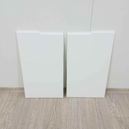Bílá nábytková dvířka 38x67 sada 2 ks