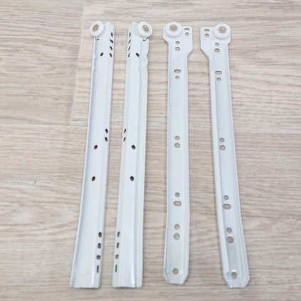 Zásuvkový výsuv rolničkový bílý GTV 300 mm