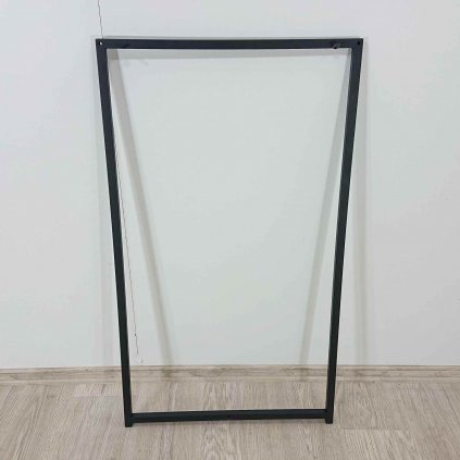 Černý kovový rám 60x105 cm