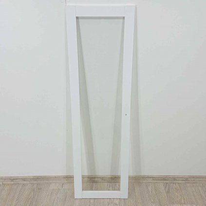 Bílá nábytková dvířka prosklená 119 cm