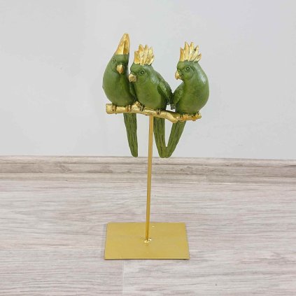 Soška Parrot Friends 37cm Kare