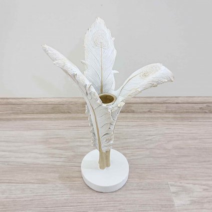 Svícen Feathra 18cm Kare