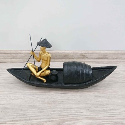Soška Muž Gondoliér 17cm Kare