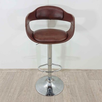 Světle hnědá polstrovaná barová židle Monaco Kare