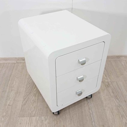 Skladovací kontejner se 3 zásuvkami White Club Kare