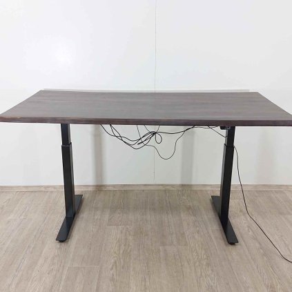 Výškově nastavitelný stůl Harmony - tmavý, 180x90cm Kare