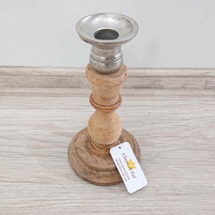 Dřevěný svícen Clayre & Eef