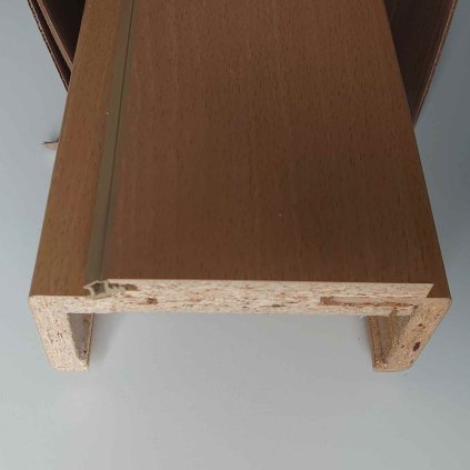 Obložková zárubeň folie buk 70 pravá tl. 13 cm Sapeli